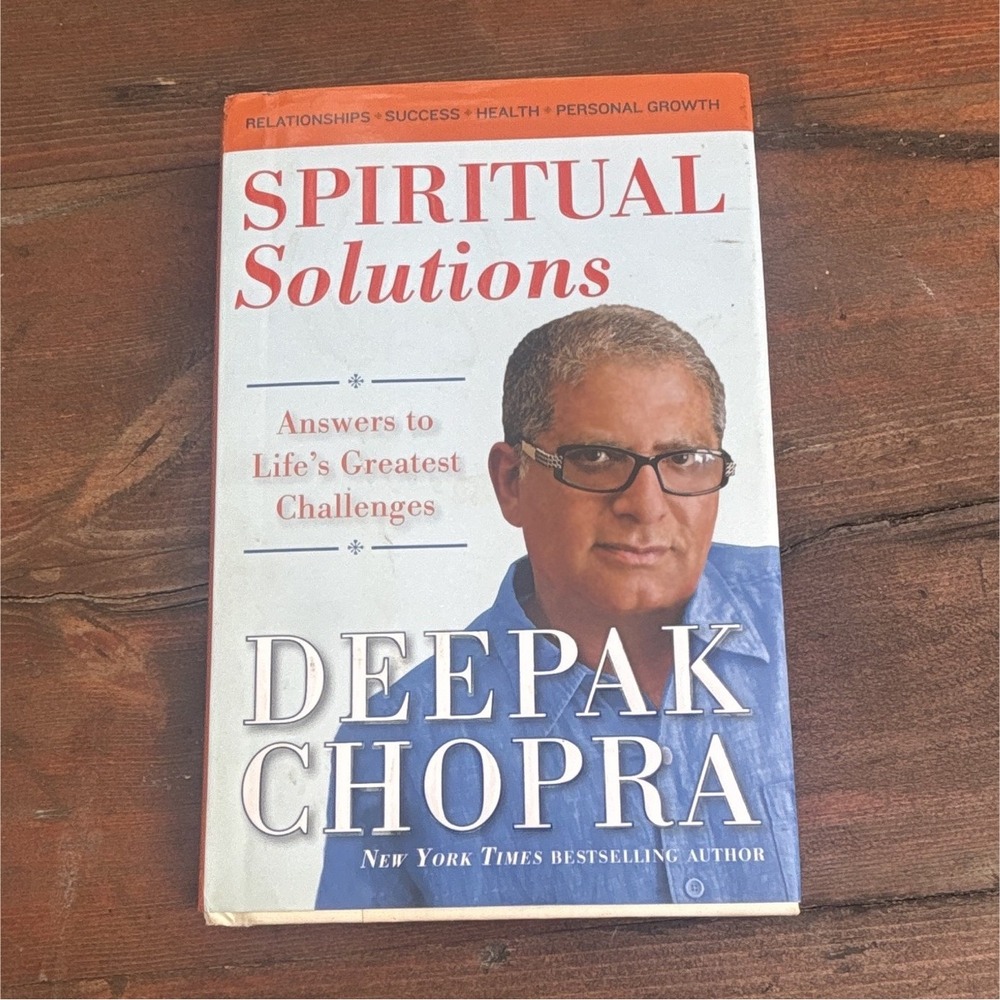 Deepak Chopra Spiritual Solutions: Answers to Life's Greatest Challenges HC DJ